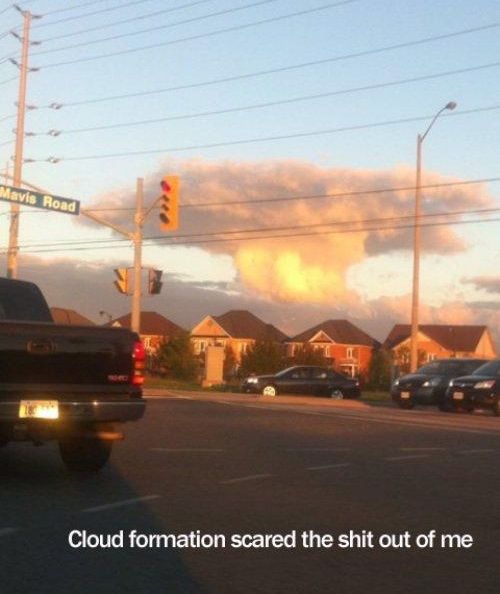 Cloud formation scared the shit out of me