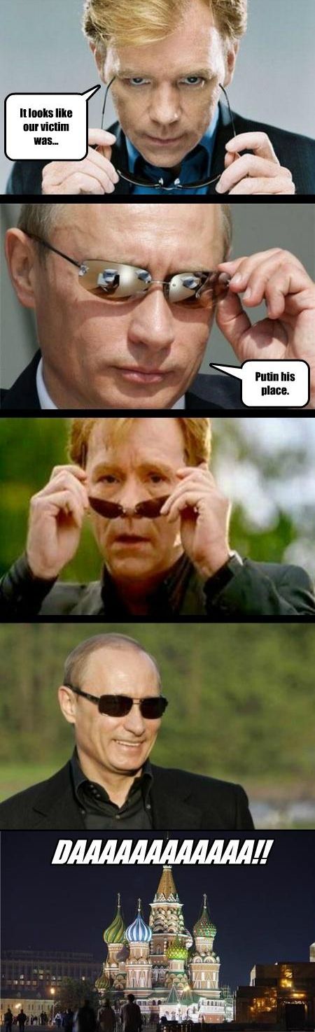 It looks like our victim was... Putin his place. DAAAAAAAAAA!!