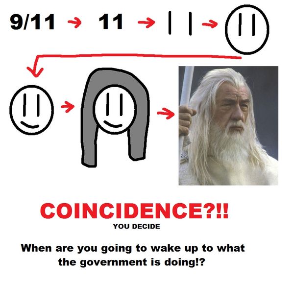 9/11 -> 11 -> II -> (II) COINCIDENCE?!! YOU DECIDE When are you going to wake up to what the government is doing!?