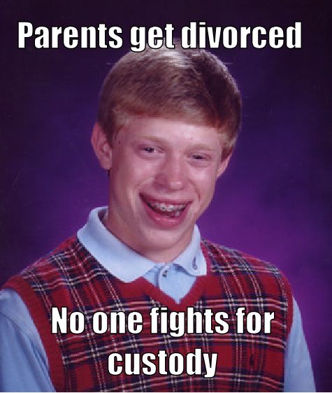 Parents get divorced No one fights for custody
