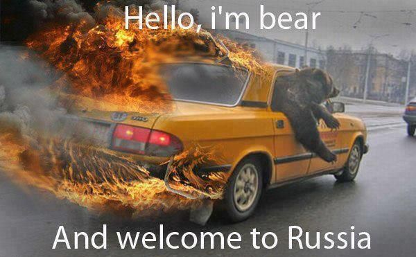 Hello, i'm bear And welcome to Russia