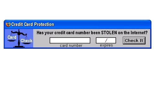 Has your credit card number been STOLEN on the Internet? Check It