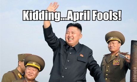 Kidding... April Fools!