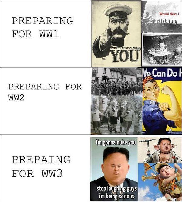 PREPARING FOR WW1 PREPARING FOR WW2 PREPARING FOR WW3