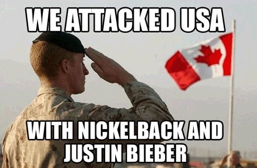WE ATTACKED USA WITH NICKELBACK AND JUSTIN BIEBER