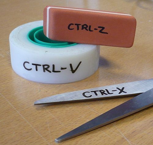 CTRL-Z CTRL-V CTRL-X