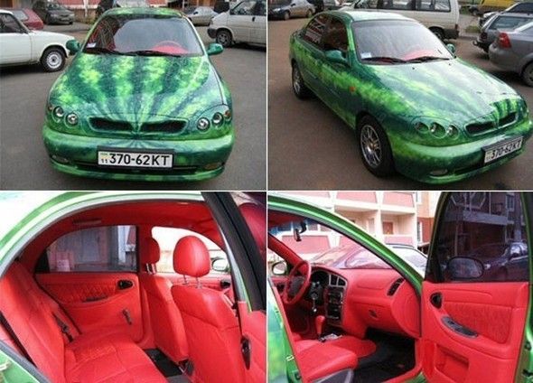 watermelon car