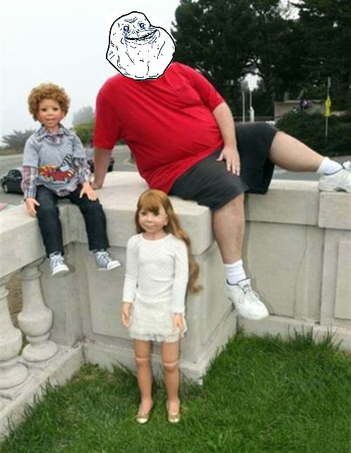 forever alone with dolls