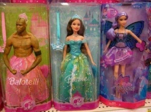 Balotelli Barbie Mariposa