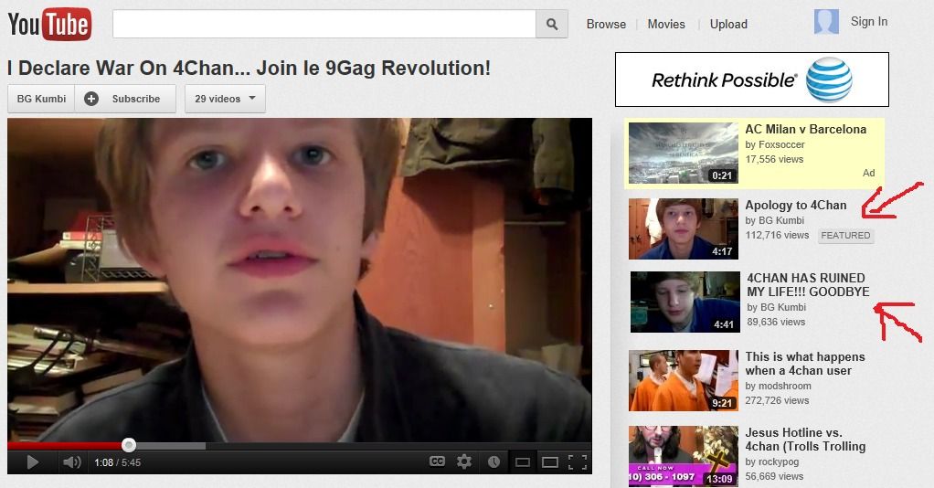 I Declare War on 4Chan... Join le 9Gag Revolution! Apology to 4Chan 4CHAN HAS RUINED MY LIFE!!! GOODBYE