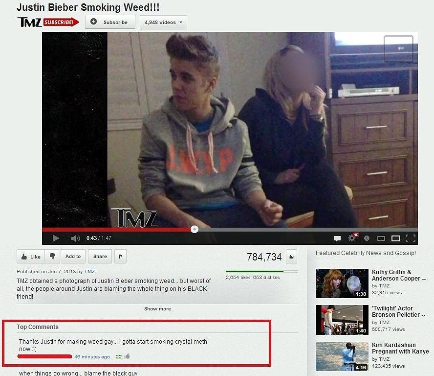 Justin Bieber Smoking Weed!!! Thanks Justin for making weed gay... I gotta start smoking crystal meth now :(
