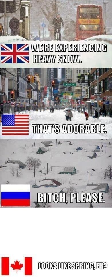 WE'RE EXPERIENCING HEAVY SNOW. THAT'S ADORABLE. YOUNG LADY, PLEASE. LOOKS LIKE SPRING, EH?