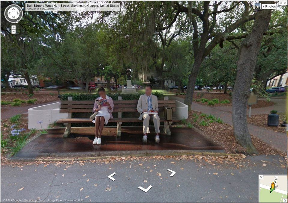 forrest gump on google street view