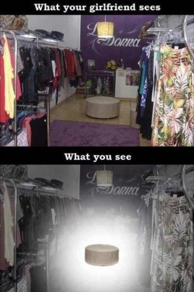 What your girlfriend sees What you see