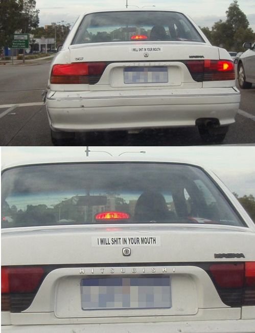 I WILL SHIT IN YOUR MOUTH