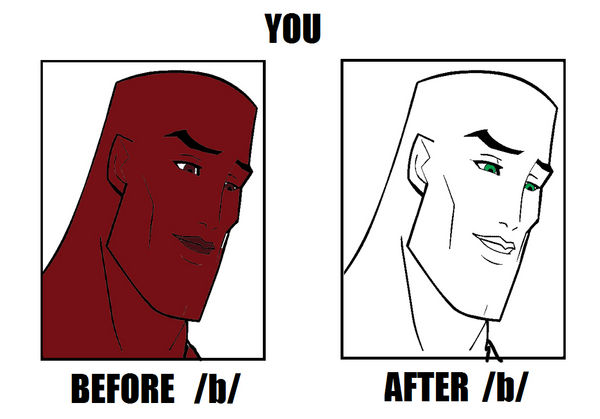 YOU BEFORE /b/ AFTER /b/