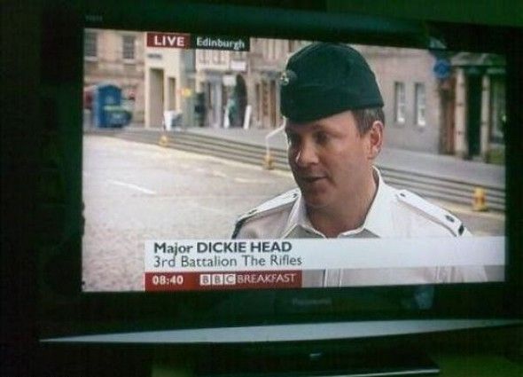 Major DICKIE HEAD 3rd Battalion The Rifles
