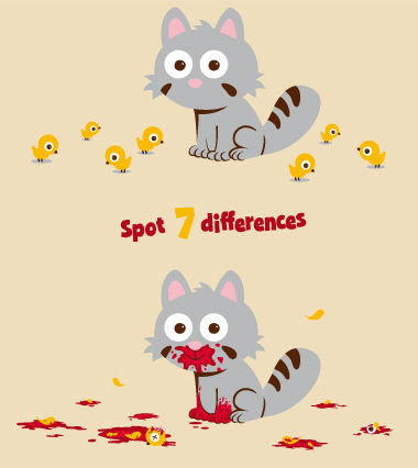 spot 7 differences