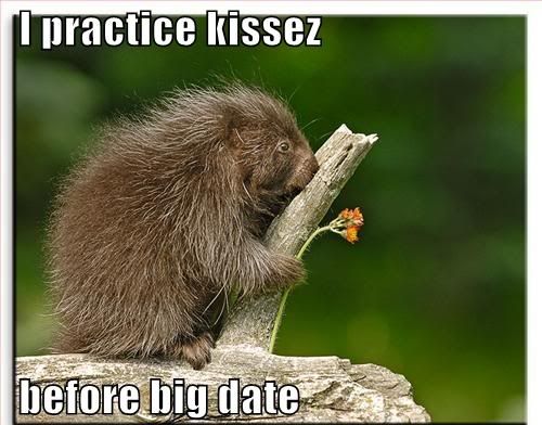 I practice kissez before big date
