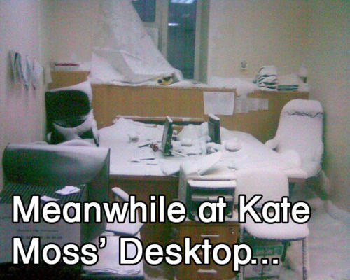 Meanwhile at Kate Moss' Desktop...