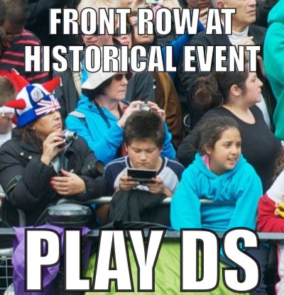 FRONT ROW AT HISTORICAL EVENT PLAY DS