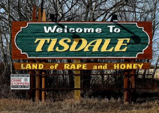 Welcome To TISDALE LAND of RAPE and HONEY