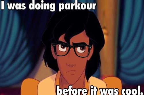 I was doing parkour before it was cool.