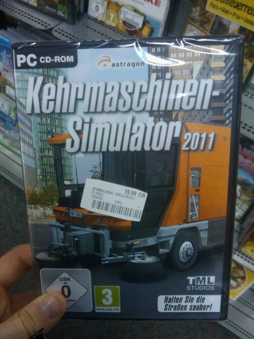 Kehrmaschinen-Simulator 2011 Halten Sie die Strassen sauber!