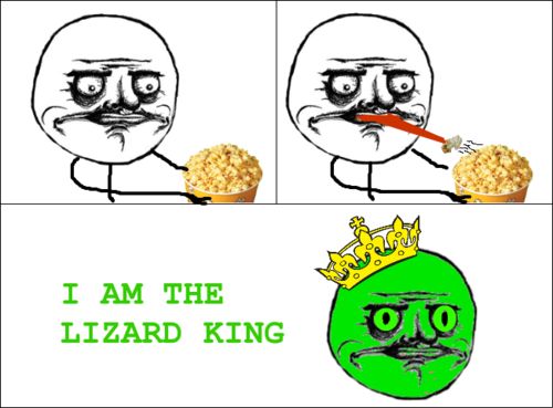 I AM THE LIZARD KING