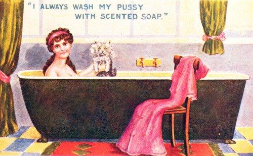'I ALWAYS WASH MY PUSSY WITH SCENTED SOAP'