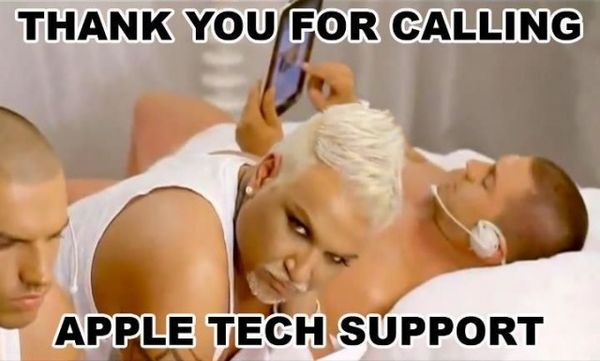 THANK YOU FOR CALLING
 APPLE TECH SUPPORT
