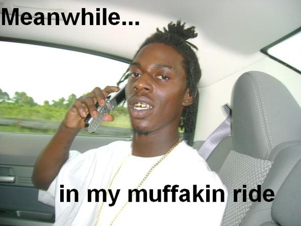 Meanwhile in my muffakin ride