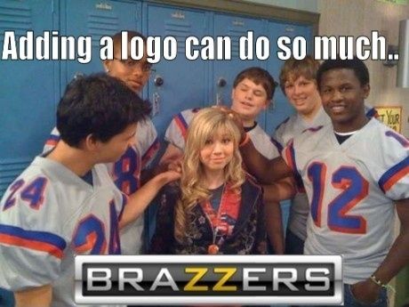 Adding a logo can do so much..
 BRAZZERS