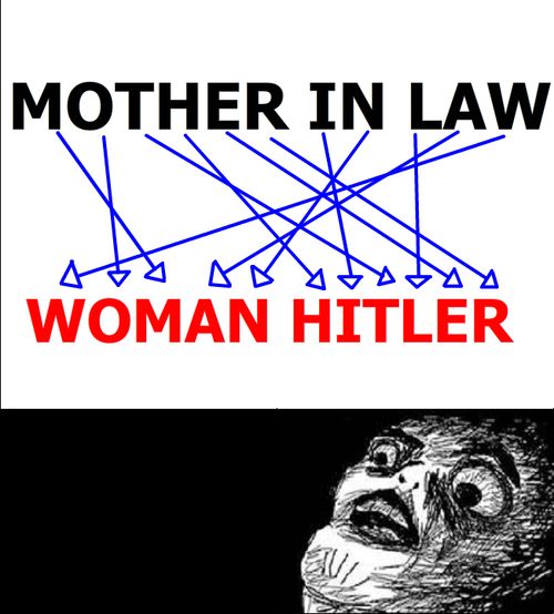 MOTHER IN LAW
 WOMAN HITLER