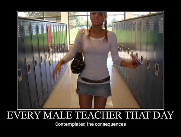 EVERY MALE TEACHER THAT DAY Contemplated the consequences