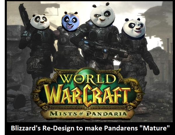WORLD OF WARCRAFT MISTS OF PANDARIA Blizzard's Re-Design to make Pandarens 'Mature'