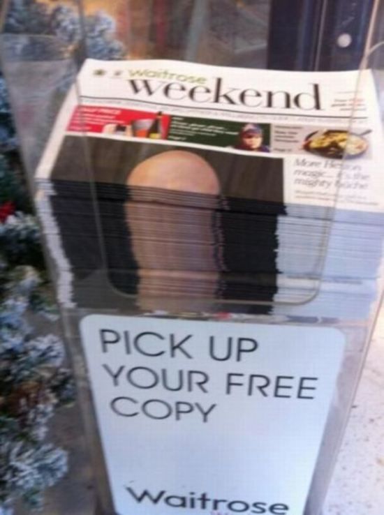 Waitrose weekend
 PICK YOU YOUR FREE COPY