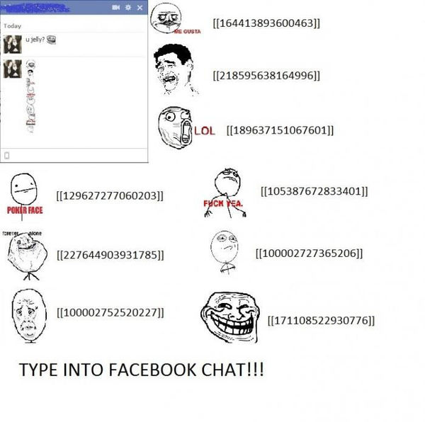 TYPE INTO FACEBOOK CHAT!!!