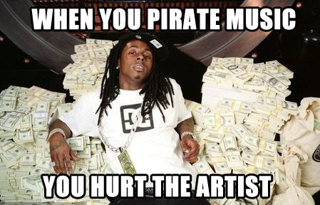 WHEN YOU PIRATE MUSIC YOU HURT THE ARTIST