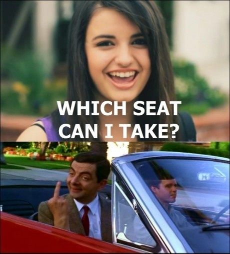 WHICH SEAT CAN I TAKE?