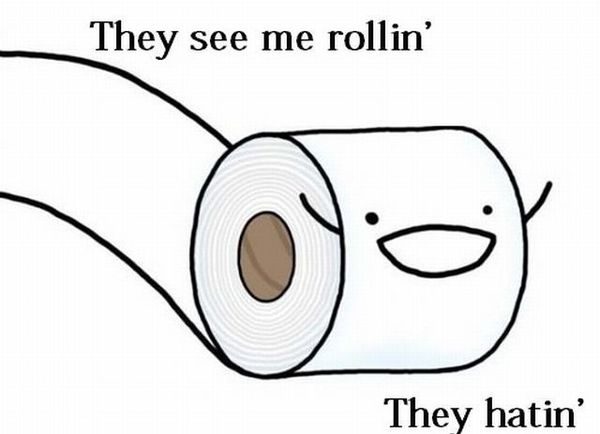 They see me rollin'
 They hatin'