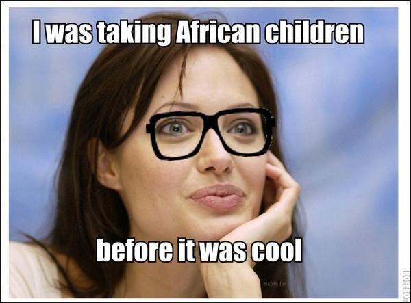 I was taking African children before it was cool