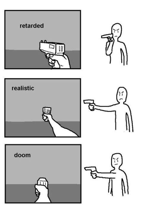 retarded realistic doom