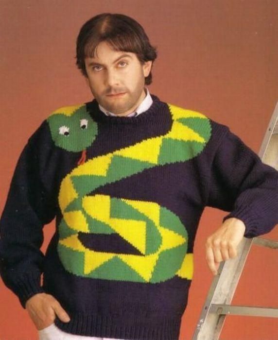 classy snake sweater