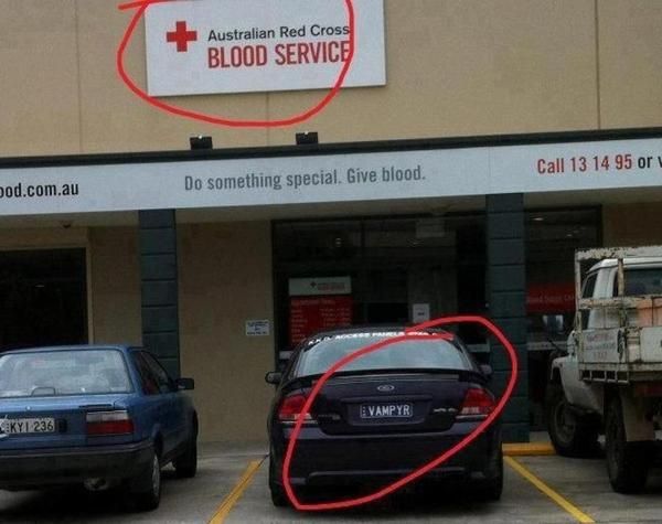 Australian Red Cross
 BLOOD SERVICE
 VAMPYR