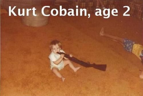 Kurt Cobain, age 2