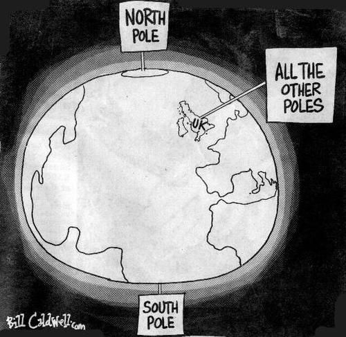 NORTH POLE SOUTH POLE ALL THE OTHER POLES