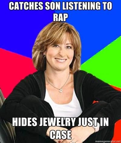 CATCHES SON LISTENING TO RAP HIDES JEWELRY JUST IN CASE