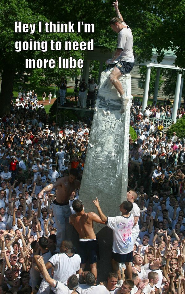 Hey I think I'm going to need more lube