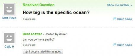 How big is the specific ocean? can you be more pacific?
